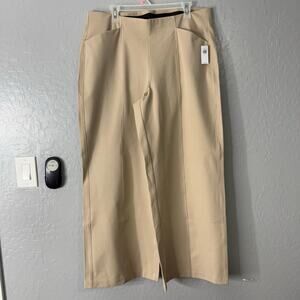Old Navy High-Waisted Pull-On Pixie Super Wide-Leg Pants, Mocha Taffy, XL 494944